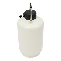 10L Liquid Nitrogen Container LN2 Nitrogen Cryogenic Container Tank 5cm Caliber