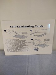 LOT OF (3) Jot Self-Laminating Sheets (3pc) each pack / Size: 4.5 x 6.5