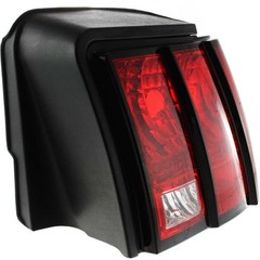 Tail Light Assembly Pair Red Clear Lens Mustang 1999-2004 Without Bulb Rear