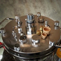 4L Sartorius-Type Jacketed Double Wall Glass Bioreactor Fermenter Vessel