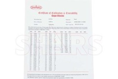SHARS 81 PCS GRADE B GAGE GAUGE BLOCK SET NIST CERTIFICATE M}