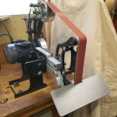D-D Work / Tool Rest for Pheer 454 Knife Belt Grinder – 14″ Table