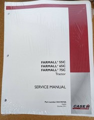 CASE IH Farmall 55C, 65C, 75C Tractor Service Repair Manual
