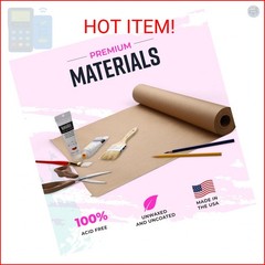 Bryco Goods (Pack of 2) Brown Kraft Packing Paper Rolls – 18″ x 100′ (1200”) – M
