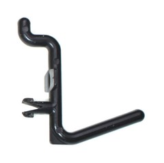Plastic Black J & L Style Pegboard Hooks Kit – 200 Pack PEGBOARD NOT INCLUDED