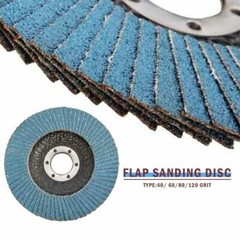 SATC 20x 4.5″ 4-1/2 Flap Disc 40 60 80 120 Grit Angle Grinder Sanding Grinding