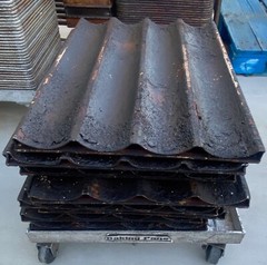Commercial Baguette Pan 4 Loaf Size 25.75 x 3.78 Heavy Duty Perforated 26×18