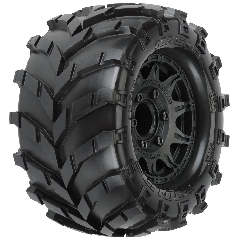 Pro-Line Racing Masher 2.8 Mtd Raid Black 6X30 F/R Pro119210 Rc Tire