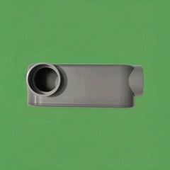 2 Inch Rigid PVC Conduit Body Type LR, Slip X Slip PVC Conduit Bodies LR Type wi