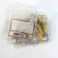 LOT of 5 HH Smith 211-107 Yellow Insulated Banana Plugs