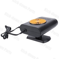 1x New 200W 12V Car Heater Cooling Fan For Windshield Defrosting – Orange/Black