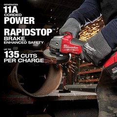 Milwaukee M18 FUEL 18V Lithium-Ion Brushless Cordless Kit w/ 2x 5.0 Ah Batteries