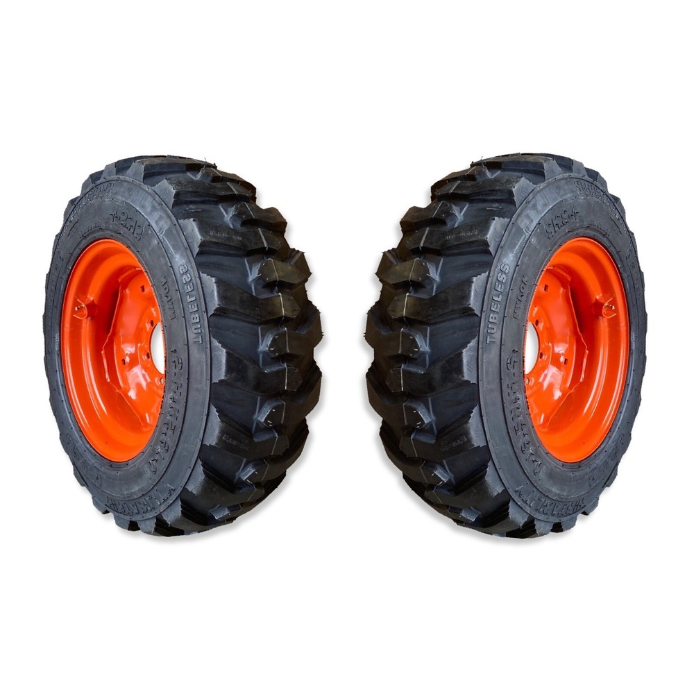 Pair (2) 10-16.5 SKS-1 6 lug Tires/Rims/Wheels for Kubota Tractor & more-10X16.5