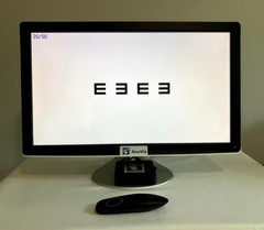 SNELLEN EYE CHART / DIGITAL VISUAL ACUITY SYSTEM made in the USA