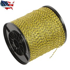 Electric Fence Wire, 3500Ft 1/8″ , Polywire fit for Portable Livestock Fencing