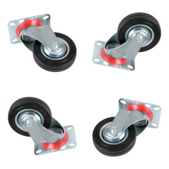 Casters 4″ Light Duty Swivel Caster [4 Pack]