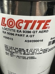 Loctite EA 9396 aero Paste Adhesive 1 Quart Kit