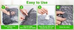 Vacuum Seal Bags for Clothing with Wireless Electric Pump – Travel & Home Use,