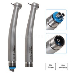 1-10* SANDENT Dental High Speed Handpiece Push Button Spray 2 /4Hole For NSK po