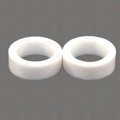 [2-PK] Premium TEFLON Jewelry Steamer Sight Glass Gasket for 5/8″ OD Glass