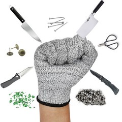 4Pairs Butcher Glove Cut Proof Stab Resistant Safety Gloves Kitchen L5 Protectio