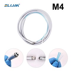 Dental 2/4 Holes Silicone Tubing Hose for Air Turbine High Speed Handpiece IN US