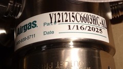 Airgas Y121215C6603HC-AL Stainless Steel Regulator NEW