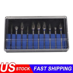 10Pcs/Set Dental The Original Bur Diamond Tooth Drill Bit Set Assorted 2.35mm