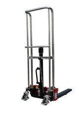 PHTools Manual Forklift Stacker, 880 lbs Capacity, 59” Lift Height