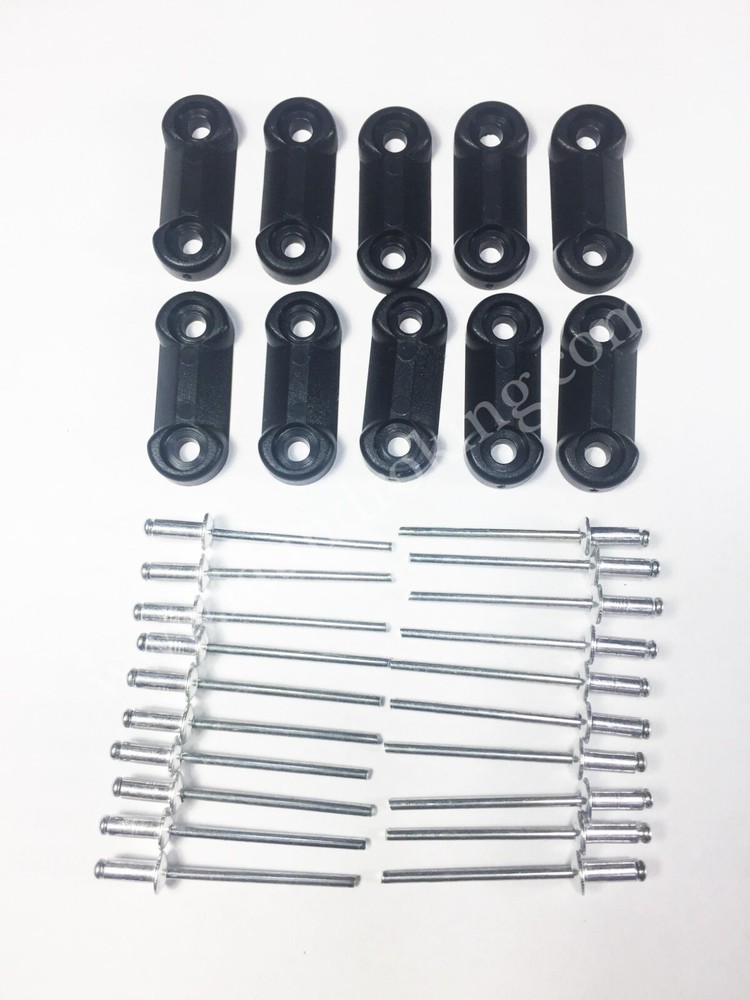 9086-015-002K (10 SET) DRYER DOOR LATCH KIT (WITH 20 RIVETS)