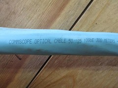 COMMSCOPE 1315584 FIBER OPTIC CABLE ROLL 144 FIBER MULTI-MODE (1400 FT.) T116262