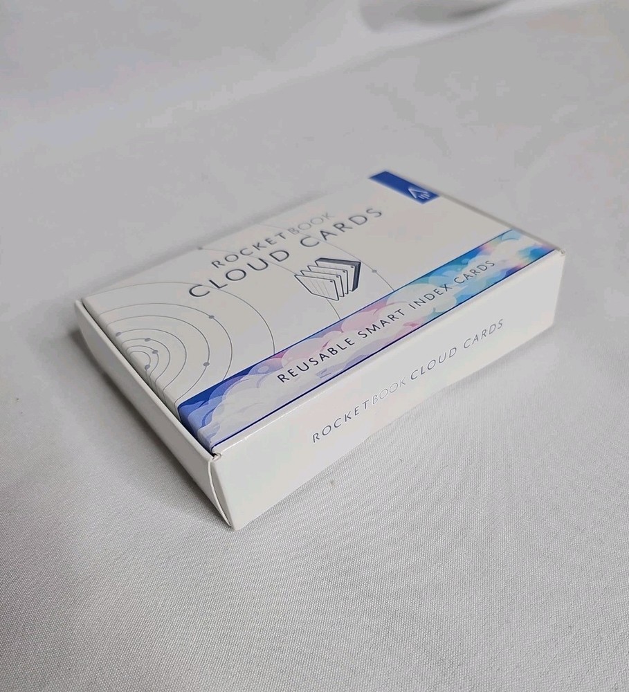 Rocketbook cloud cards 80 cards, pen, towel – Sealed / New