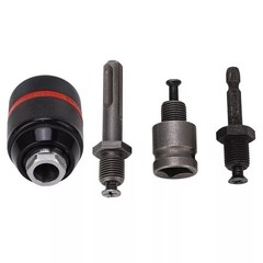 Metal Heavy Duty 1/2-20UNF 13mm Keyless Drill Chuck Hex Shank/SDS/Square Adaptor