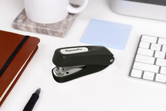 Mini Stapler Half-Strip Office Supplies Durable Compact Colorful for Travel and