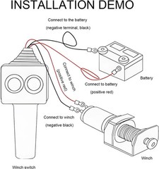 Winch Controller, Winch Hand-Held Remote Replacement with Forward & Reverse B…