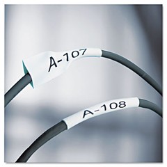EPSON 203YLBWPX Heat Shrink Tube, Black on White, 1/8″ (Formerly 203B20BWPX)