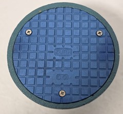Zurn CO2510-NH4 4 Inch Non Adjustable Cleanout Floor Drain Access Cover Assembly