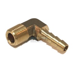 3/16 HOSE BARB ELBOW X 1/8 MALE NPT Brass Pipe Fitting Thread Gas Fuel Water Air
