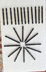 IRWIN 24PC #20 X 2″ USA DOUBLE END DRILL BITS 135 DEGEE S/P BLACK