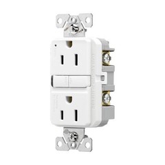 Eaton TRGF15W Slim Tamper-Resistant GFCI Receptacle 15A 125V, White (3-Pack)