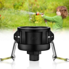 330 Gallon IBC Tote Water Tank Coupling Adapter 2″ to 3/4″ Cam Lock Garden Hose