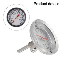 Grill Thermometer 100 ~ 1000 Fahrenheit 50℃~400℃/100F~1000F Easy To Install