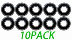 (Qty. 10) R6-2RS High Quality Two Side Seal Ball Bearings 3/8″x7/8″x9/32″