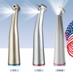NSK Style Dental 1:1 1:4.2 1:5 fibra óptica LED Contra ángulo Pieza de mano