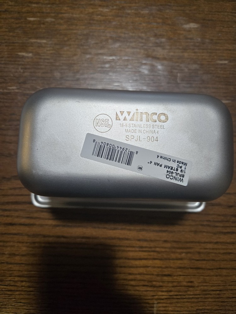Winco SPJP904 1/9 Size 4 in Steam Table Pan