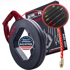 100Ft 4mm Polyester Fish Tape Wire Puller NonConductive Cable Snake