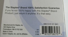 10-PACK STAPLES 51666 TOPWINDER CORRECTION TAPE CONTOURED WHITE .19″ x 26′ EACH