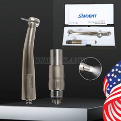 NSK Style Dental LED Fiber Optic High Speed Handpiece / With 6Hole Quick Coupler
