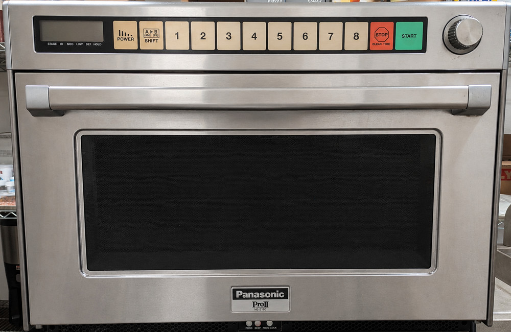 Panasonic NE-2180 2100 Watt Sonic Steamer Microwave Oven, Used, Cleaned, Tested