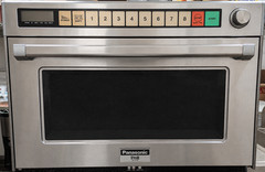 Panasonic NE-2180 2100 Watt Sonic Steamer Microwave Oven, Used, Cleaned, Tested